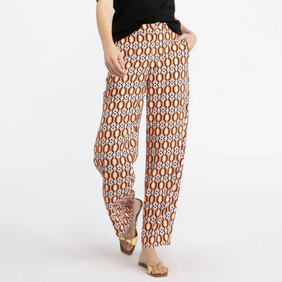 Sanctuary Pants - Sanctuary Women's Geometric Print Relaxed Fit Trousers Size XL Pre Owned
